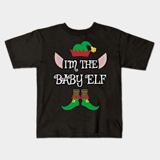 I'm The Baby Christmas Elf Kids T-Shirt